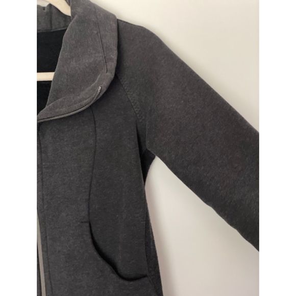 Lululemon Full Zip Jacket Size 6 could fit XS-Small Gray Active L10 - Picture 6 of 14